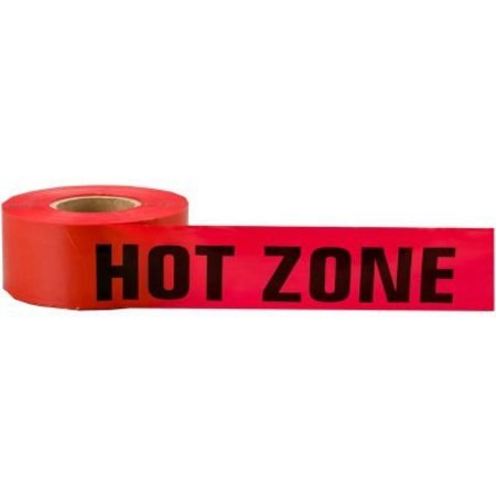 HAZ MAT DQE, INC. DQE® Hot Zone Tape, 500 Ft Roll, Red HM4071